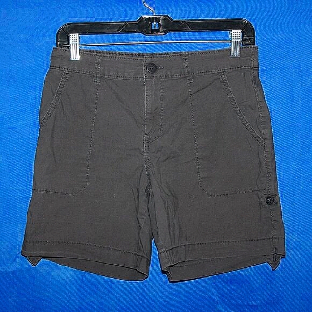 Social Standard by Sanctuary Rolled Hem Shorts - Women's Size S - Gray - Casual
